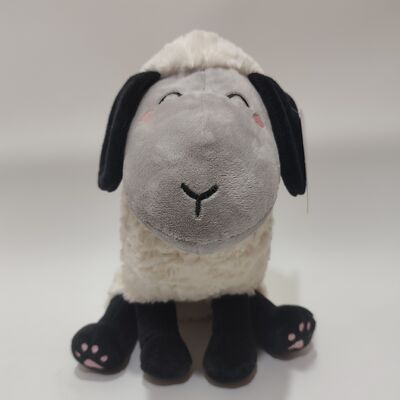 Heated Soft Plush Sheep with Clay Beans Pouch Inside