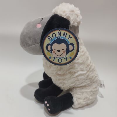 Heated Soft Plush Sheep with Clay Beans Pouch Inside