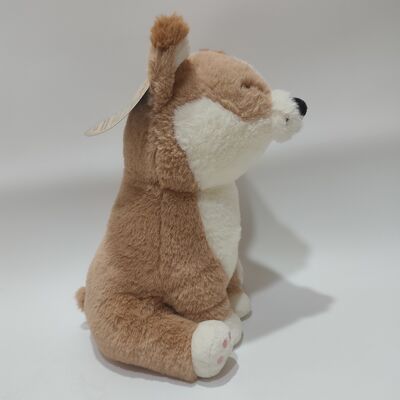 Heated Soft Plush Dog With Clay Beans Pouch Inside