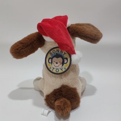 Musical Singing Christmas Dog with Moving Ears
