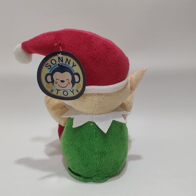 Peekaboo Elf with Music and Moving Arms