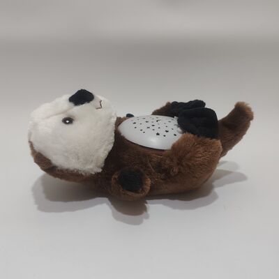 Musical Plush Otter Light Projector Toy