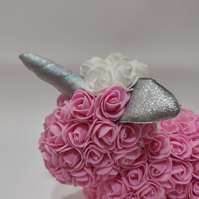 Valentine's Day Rose Unicorn Plush Toy Romantic Gift