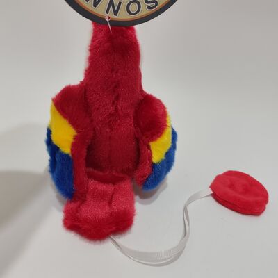 Magnetic Shoulder-Standing Parrot Plush Toy