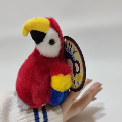 Magnetic Shoulder-Standing Parrot Plush Toy