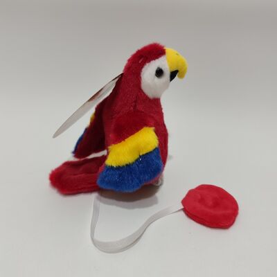 Magnetic Shoulder-Standing Parrot Plush Toy