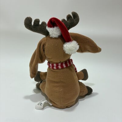 Christmas Shaking Ears Reminder Plush Toy with Music