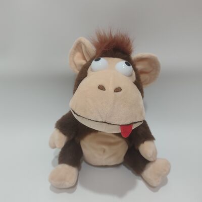 Laugh Loud Makes Strange Noises and Wiggle Body Stuffed Crazy Animal Plush Monkey