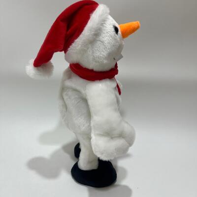 Singing & Dancing Christmas Snow Man Plush Toy With Music