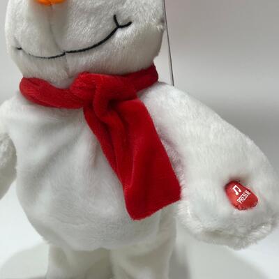 Singing & Dancing Christmas Snowman Plush Toy With Music