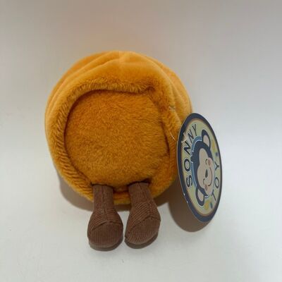 Kawaii Egg Tart Plush Toy Soft Stuffed Cute Food Plushie