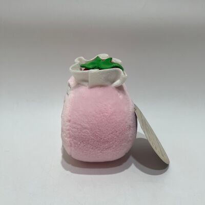 Strawberry Swiss Roll Plush Toy Cute Pink Cream Roll Pillow Sweet Dessert Stuffed