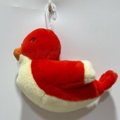 Colourful Plush Button Bird Toy for Kids and Collectors