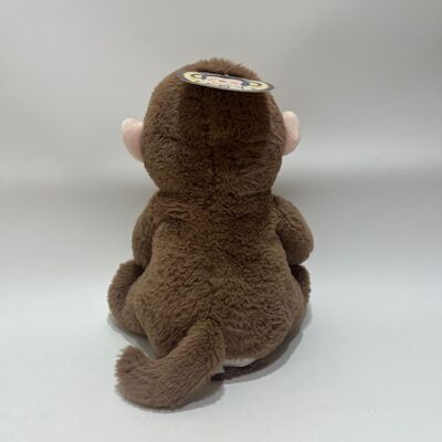Interactive Peek-a-Boo Monkey Plush Toy with Recording and Singing Functions Banana Holding Hide and Seek Stuffed Animal