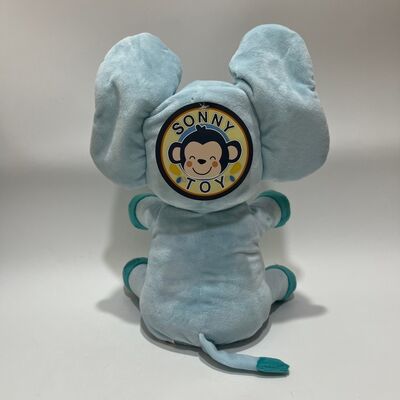 Interactive Peek-a-Boo Elephant Plush Toy with Recording and Singing Buttons Fun Voice Lines to Amuse Babies