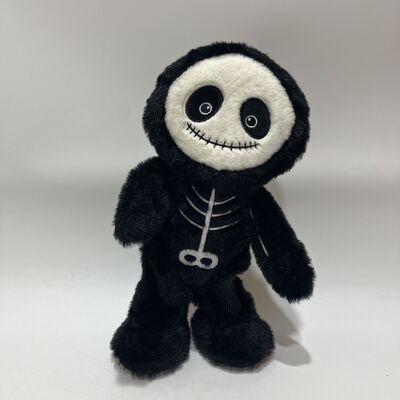 Halloween Skeleton Plush Toy with Swinging Arms Singing and Dancing Spooky Skeleton Doll
