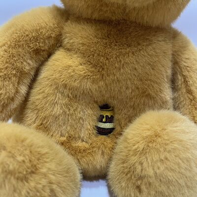 Breathing Light Sleep Soothing Teddy Bear Plush Toy Brown Sleeping Bear Pillow Baby Sleep Aid