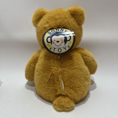 Breathing Light Sleep Soothing Teddy Bear Plush Toy Brown Sleeping Bear Pillow Baby Sleep Aid