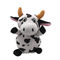 Black And White 17CM Cow Recording Plush Toy