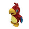 18cm 7.09in Red Parrot Recording Plush Toy Singing Laughing Walking