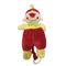 Musical Doll 38CM 14.96IN Infant Plush Toys With Red Clown Play Function EMC
