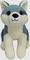 16cm 6.3 Inch Wolf Wild Animal Plush Toys Made Out Of Recycled Materials Baby Friendly