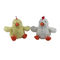 2 ASST 12cm 0.39in Sound And Light Toys Screaming Chicken Toy