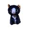 7.09in 0.18M Black Kitty Halloween Stuffed Animal 3A Batteries