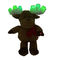 11.02in 0.28M Light Up Plush Stuffed Animal That Sings Jesus Loves Me With Star Lights