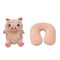 Warmness 0.2M 7.87 INCH Piggy Plush Toy Animal Neck Pillows For Adults Rohs