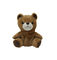 Recording Repeating Educational Plush Toys 0.17M 6.7IN Brown Colour Teddy Bear Polyester