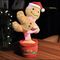 EN71-1-2-3 Christmas Light Up Singing Animal Toys For Kids