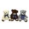 Plush Bears Toys Stuffed Gifts 20 Cm 3 CLRS With Lovely Bowknot