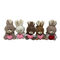 15 Cm 5 CLRS Cute Plush Rabbit With Heart Toys Adorable Valentine'S Day Gifts