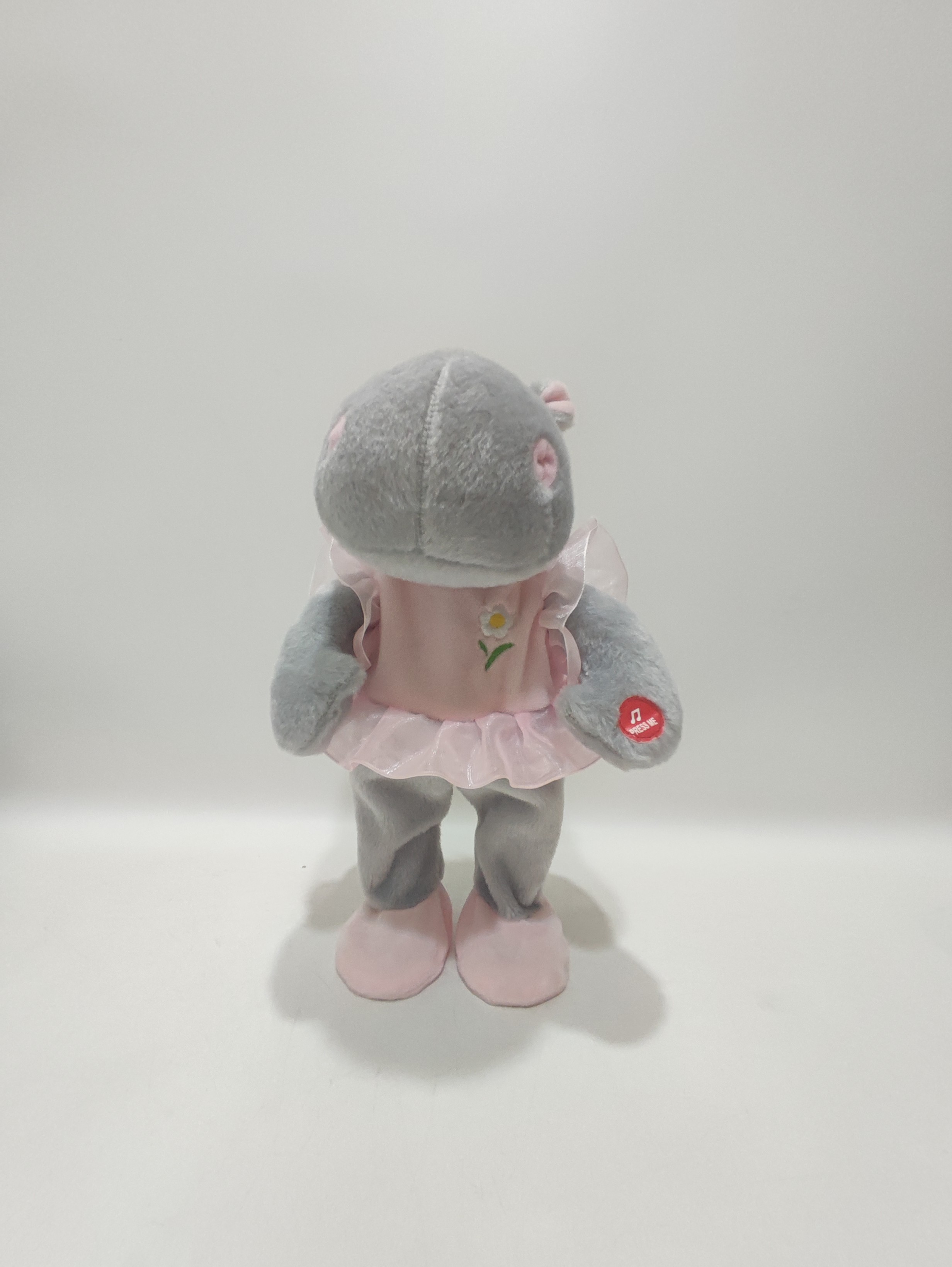 Singing and dancing hippo plush toy writhing and soothing toys