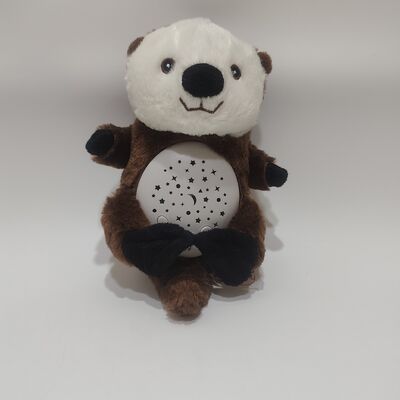 Musical Plush Otter Light Projector Toy