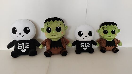 Halloween White Ghost Plush Toy with Cute Spooky Design