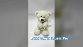 Clapping hands bear